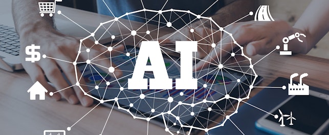 AI Artificial intelligence concept